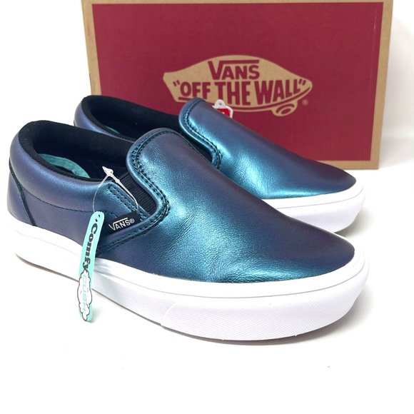 VANS Shoes Comfy Cush Mystic Night Sky Color Metal Touch Shoes Women VN0A3WMD8U5 - Picture 9 of 12